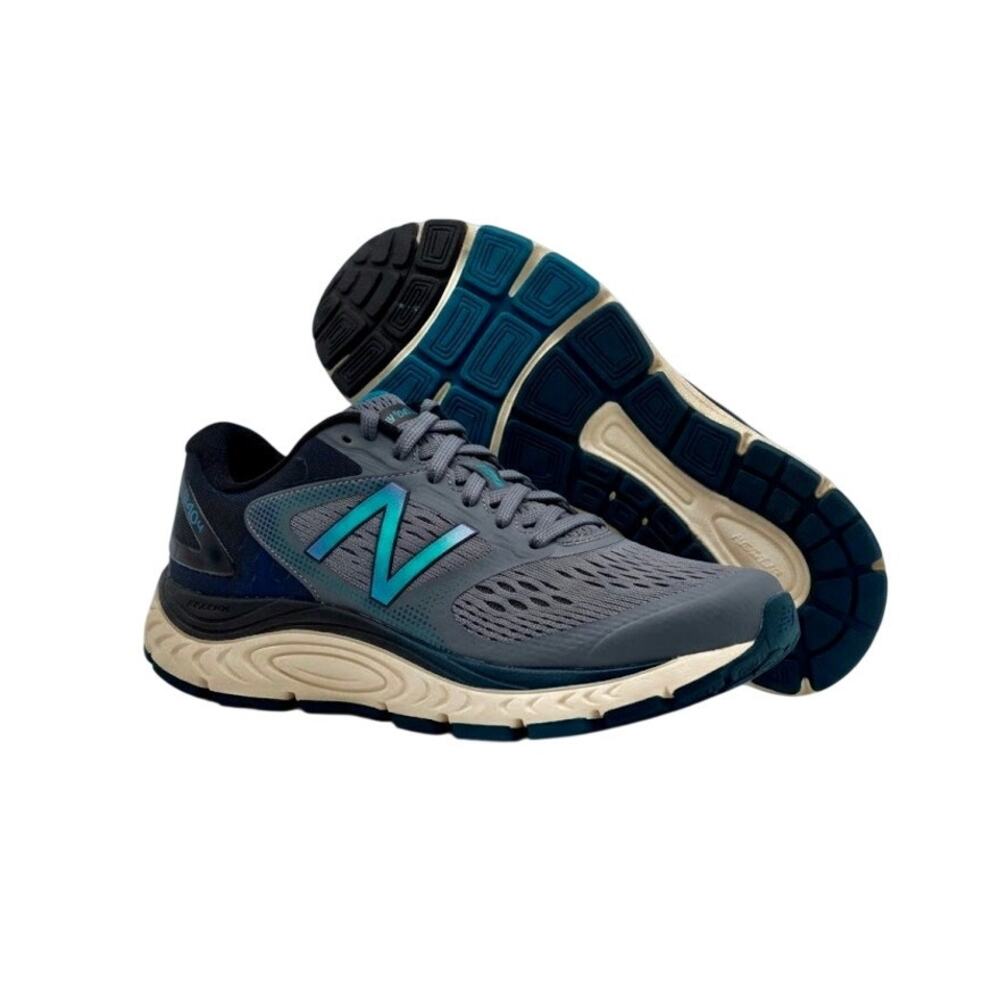 New Balance 840 v4 W840BB4 Black Cyan Running Shoes Women's 6.5 D Wide